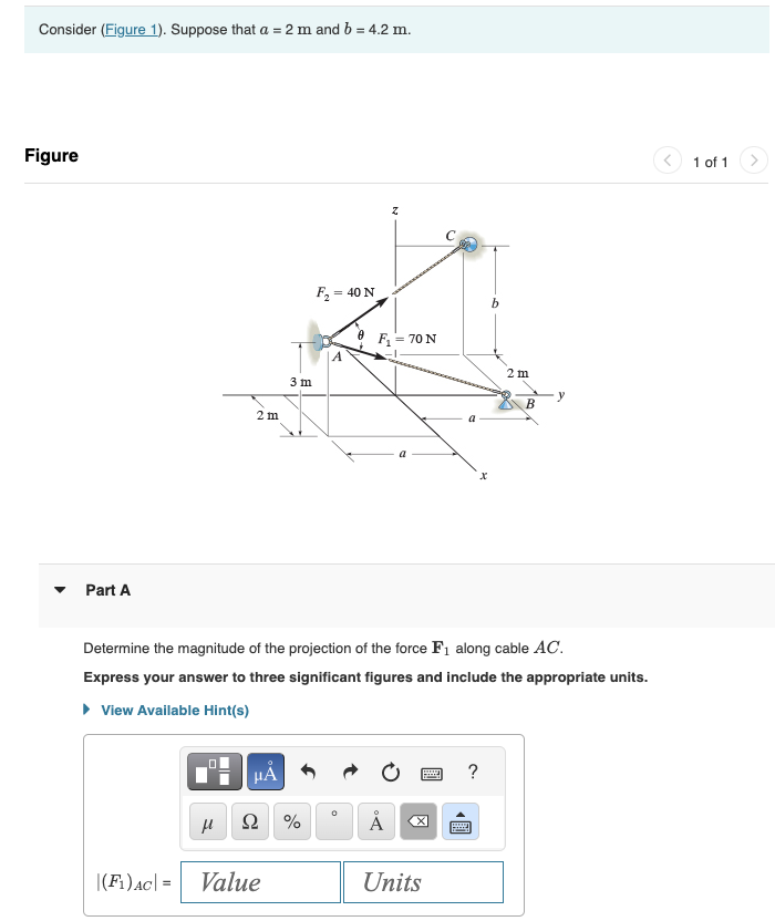 Solved Consider Suppose That A=2 M And B=4.2 M. Figure Part | Chegg.com