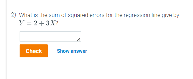 Solved What is the sum of squared errors for the regression | Chegg.com