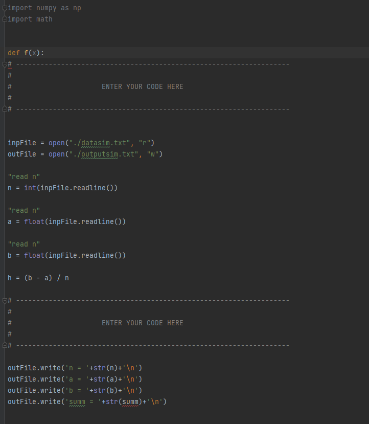 Solved Program three point Newton-Cotes quadrature | Chegg.com