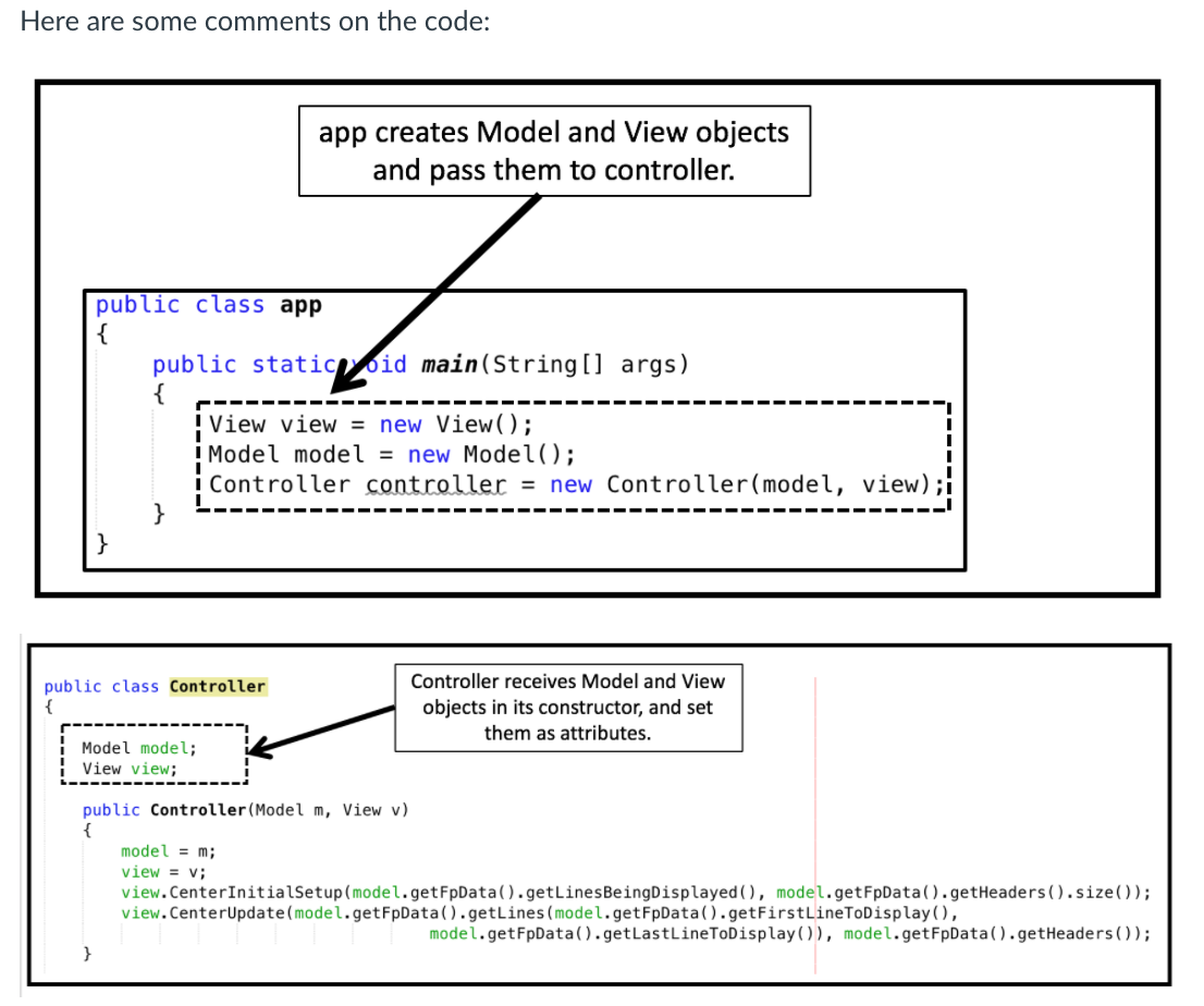 Practice on implementing a MVC project Start working with Java Graphics Implement interfaces...-8