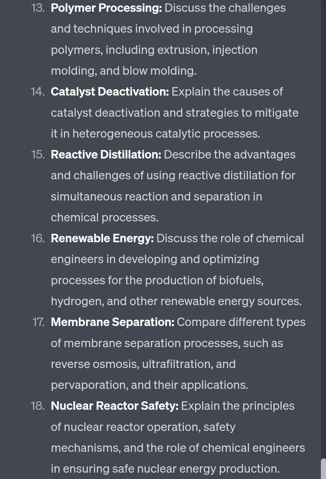 13. Polymer Processing: Discuss The Challenges And | Chegg.com