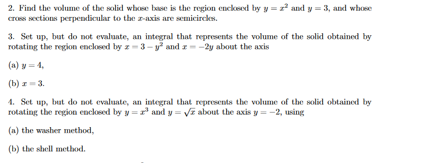 Solved i need help with all three of these problems for help | Chegg.com