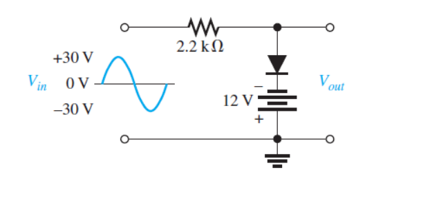 Solved Find Vout voltage and draw the output graph ( Diode | Chegg.com