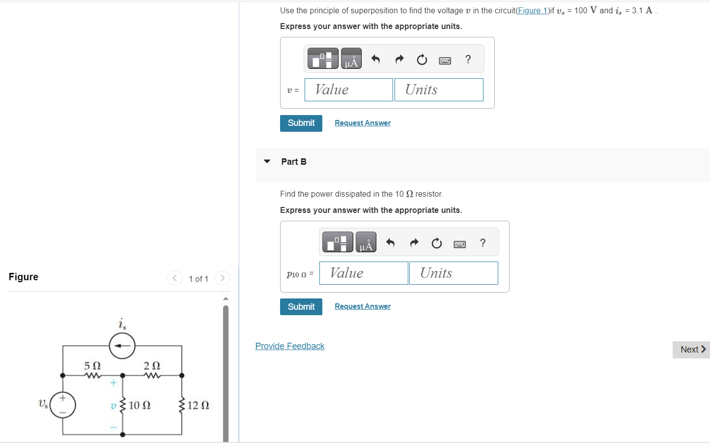 Solved PART A AND B | Chegg.com