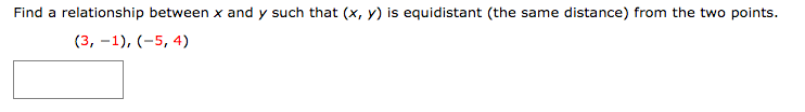 Solved Find a relationship between x and y such that (x, y) | Chegg.com
