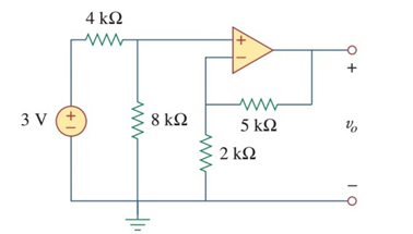 Solved Q7) Calculate the output voltage vo of the circuit | Chegg.com