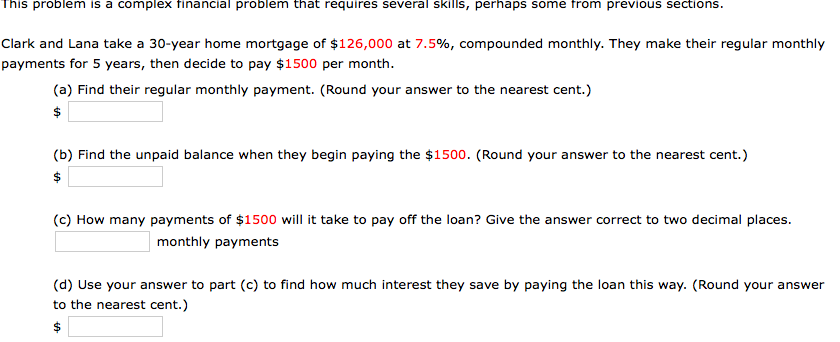 Solved This problem is a complex financial problem that | Chegg.com