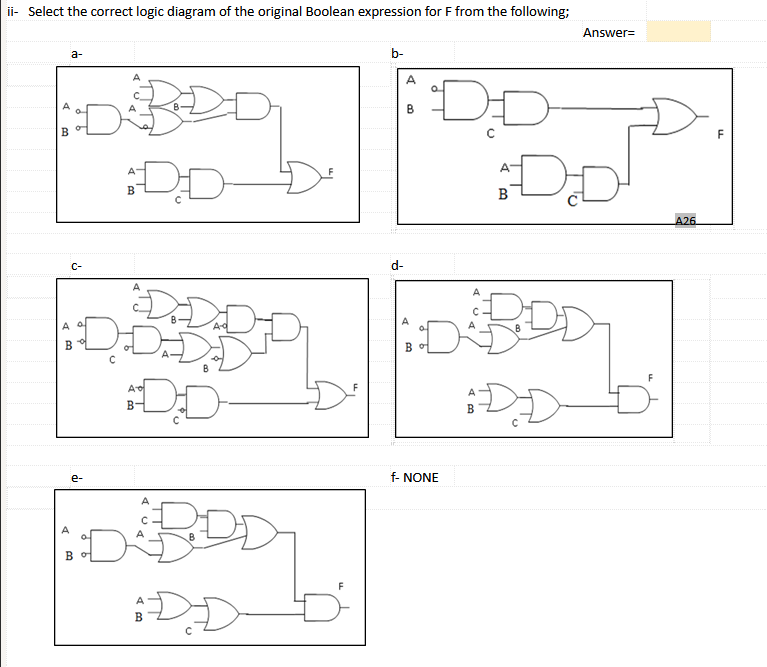 Solved 3- Given The Boolean Function: F(A,B,C) = [A`BC+A | Chegg.com