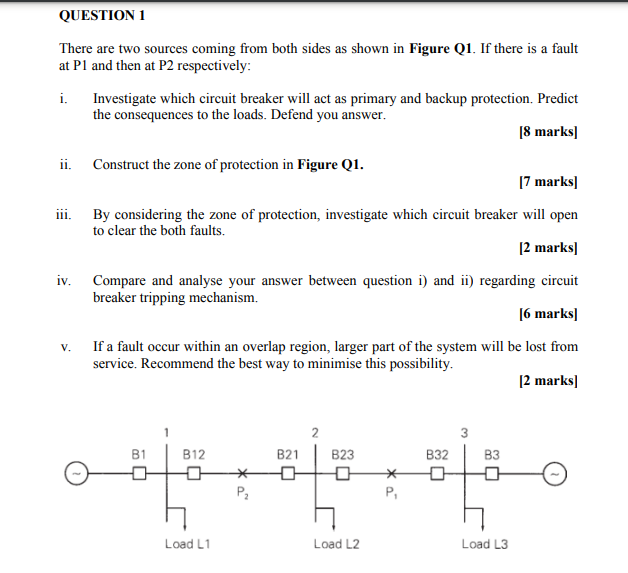 Solved Relay operating time (seconds)There are two sources