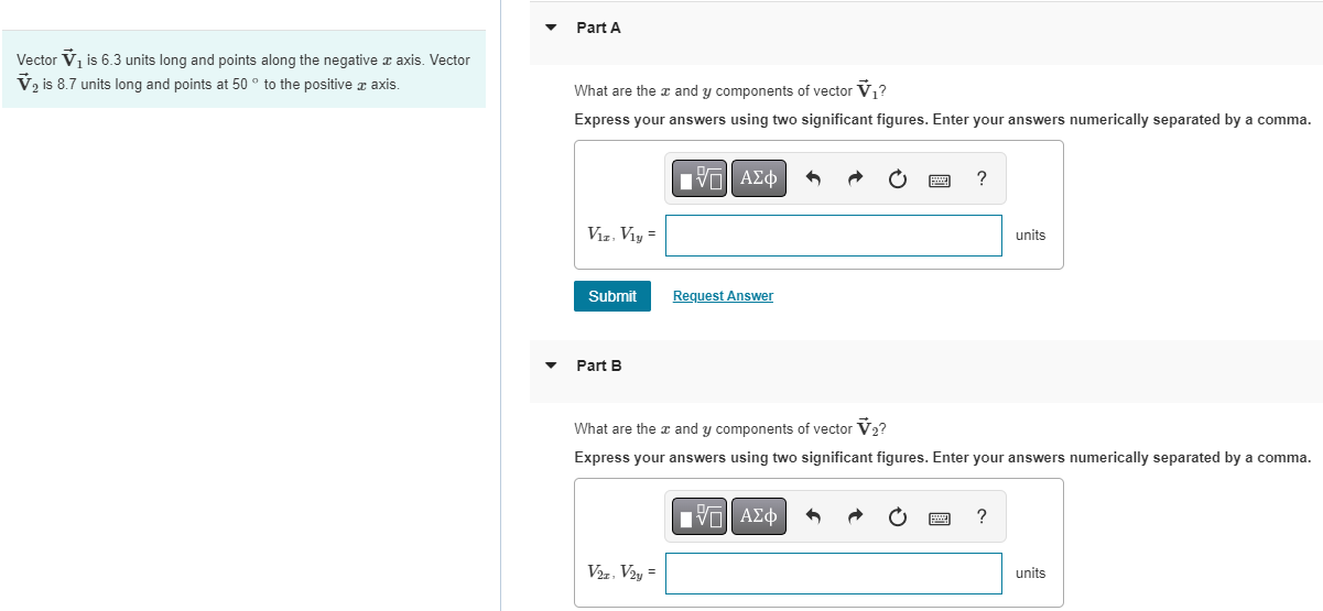 Solved Problem 3.06 Determine the magnitude of the sum V1 + | Chegg.com