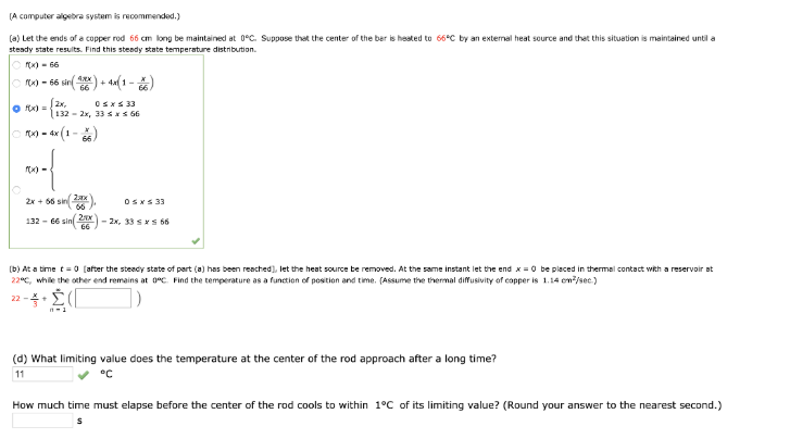 (A computer algebra system is recommended.) (a) Let | Chegg.com