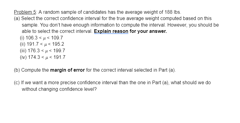 Solved Problem 5: A random sample of candidates has the | Chegg.com