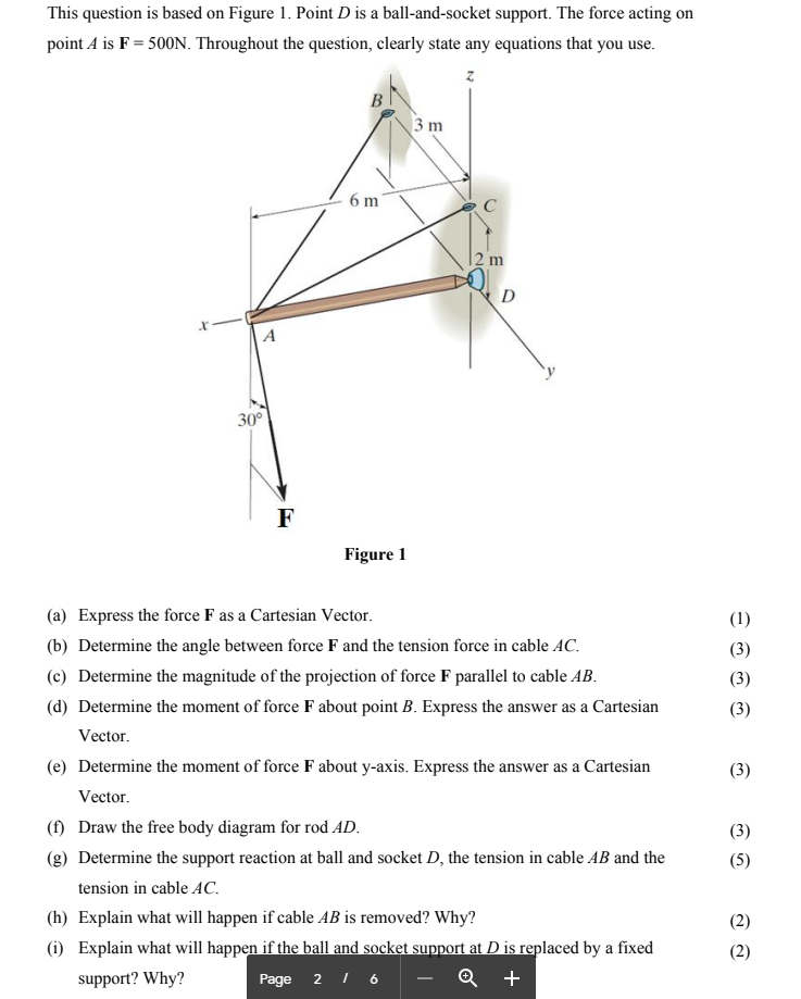 Solved This question is based on Figure 1. Point D is a | Chegg.com