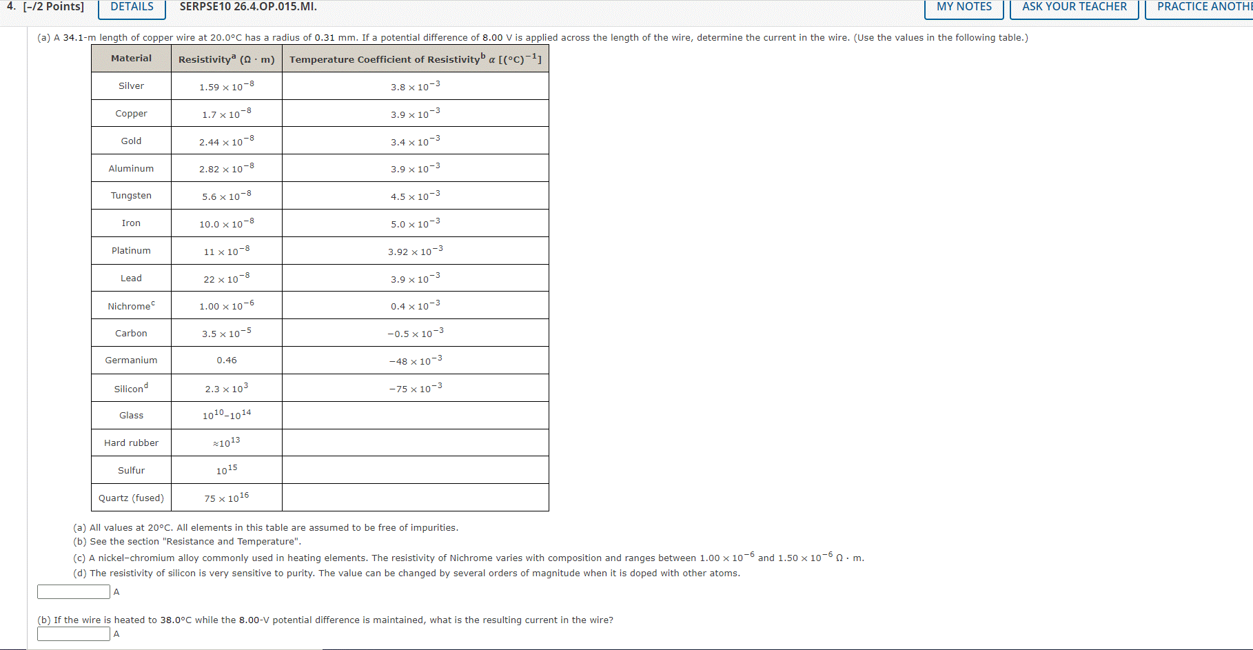 Solved I need help on my DC circuit homework for physics 2. | Chegg.com