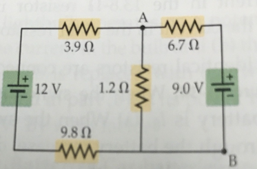 Solved For the given circuit, determine the following: The | Chegg.com