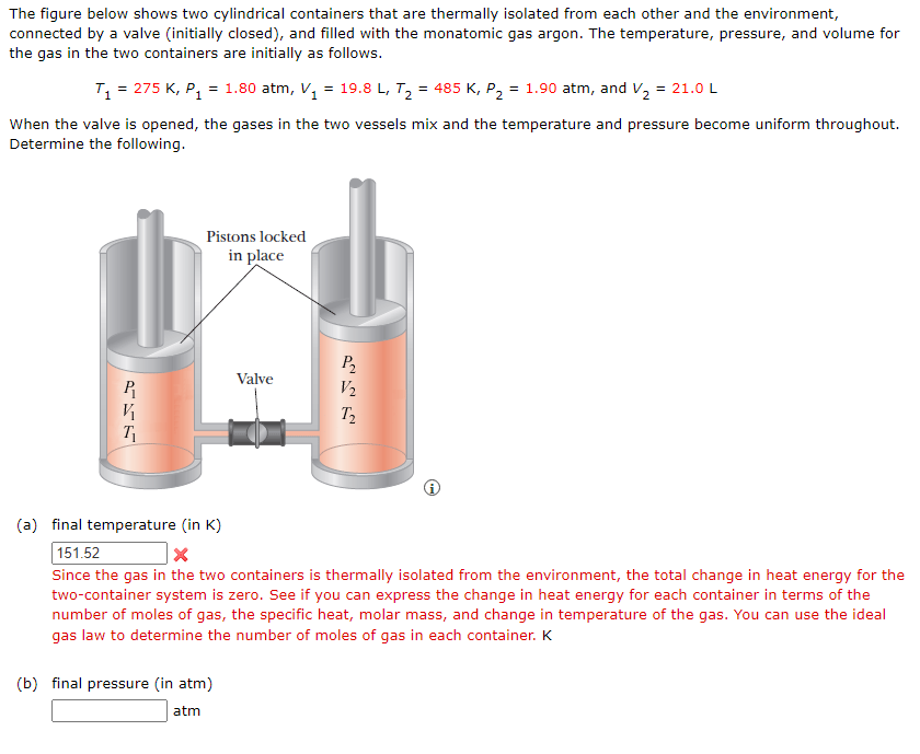 Solved The Figure Below Shows Two Cylindrical Containers | Chegg.com