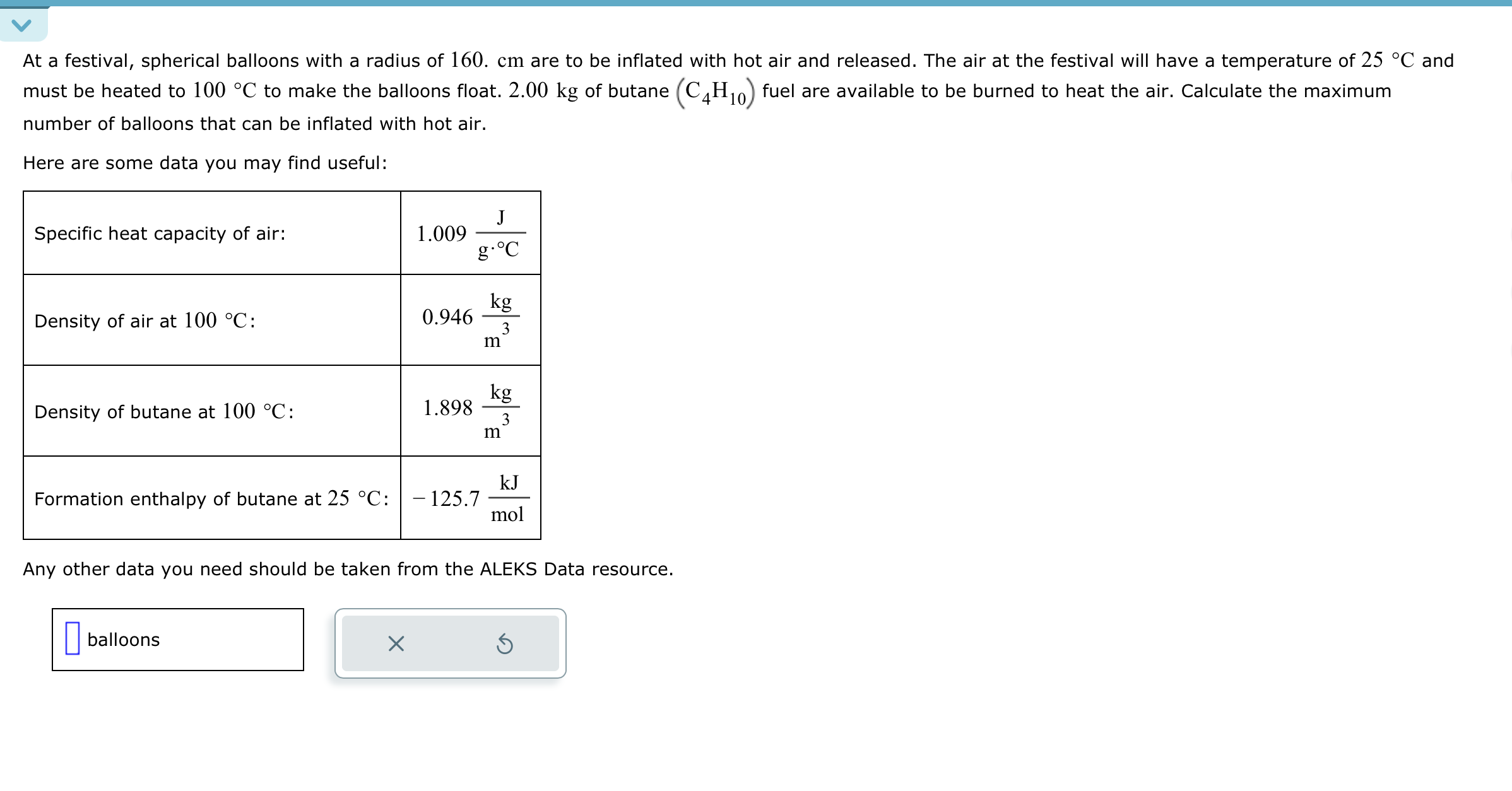 Solved At A Festival, Spherical Balloons With A Radius Of | Chegg.com