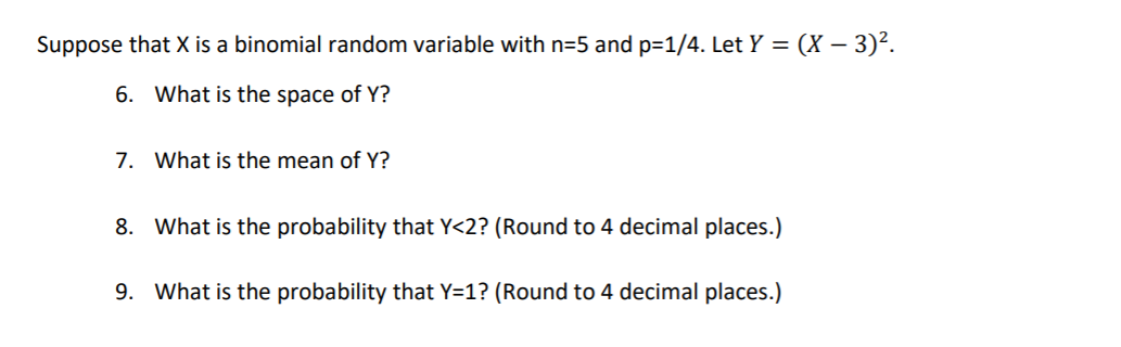 Solved Suppose that X is a binomial random variable with n=5 | Chegg.com