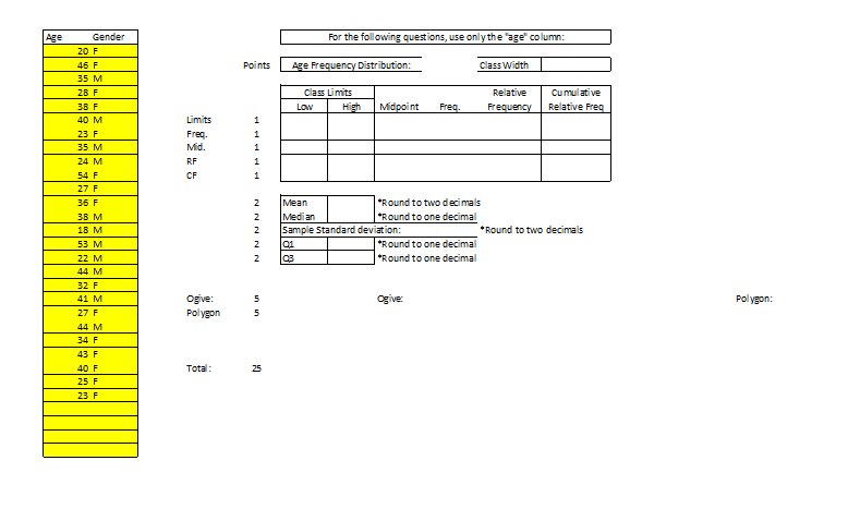 HOW TO MAKE A FREQUENCY DISTRIBUTION WITH 5 CLASSES visual data 3
