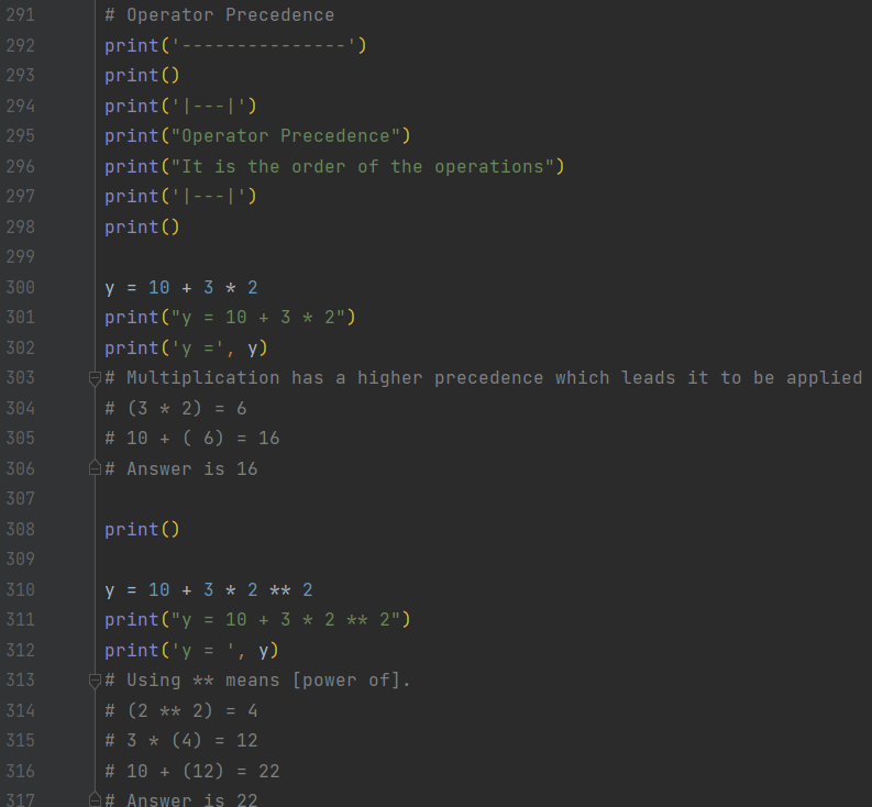 Solved (Python Programming) Write an explanatory program of | Chegg.com