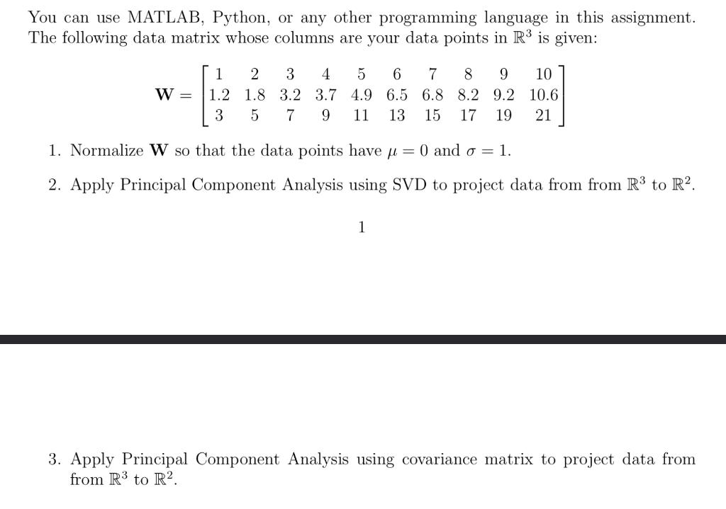 Solved You can use MATLAB, Python, or any other programming | Chegg.com