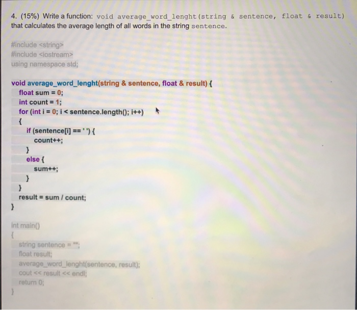 Solved I have a program is cpp but I am not sure how we got | Chegg.com