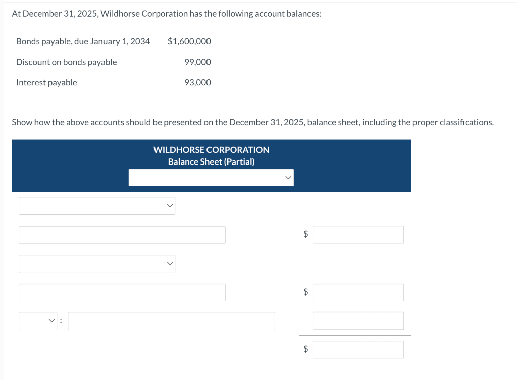 solved-at-december-31-2025-wildhorse-corporation-has-the-chegg