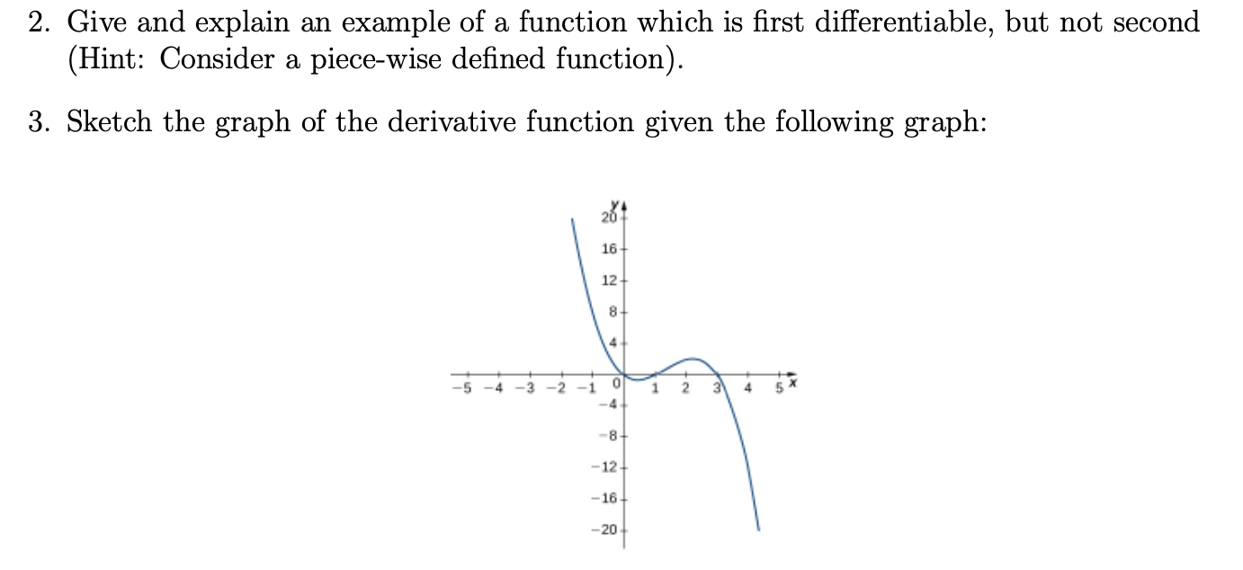 Solved 2. Give and explain an example of a function which is | Chegg.com