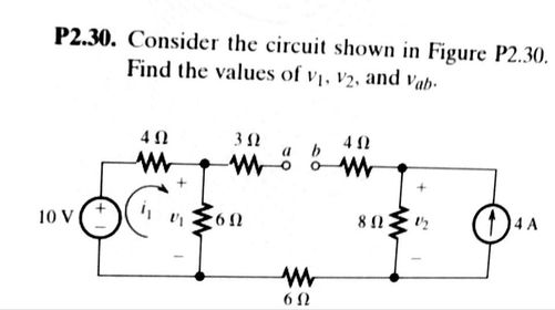 Solved P2.30. Consider the circuit shown in Figure P2.30. | Chegg.com