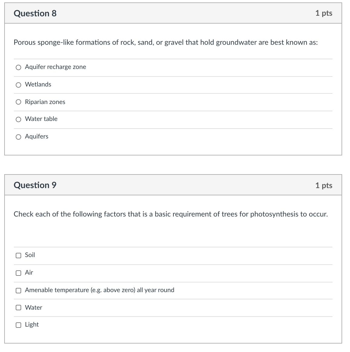 Solved Question 10 1 pts Which of the following best | Chegg.com