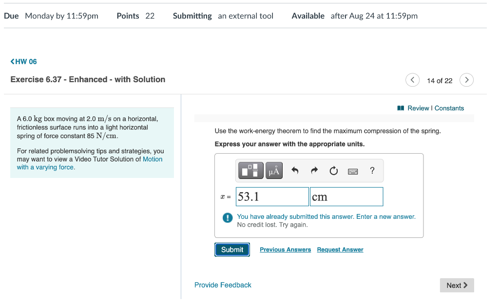 Solved Due Monday by 11:59pm Points 22 Submitting an | Chegg.com