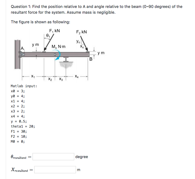 Solved Question 1 Find The Position Relative To A And Angle Chegg Solved Question 1 Find The Position Relative To A And Angle Chegg