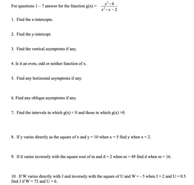 Solved X2 4 X2 X 2 For Questions 1 7 Answer For The Fun Chegg Com