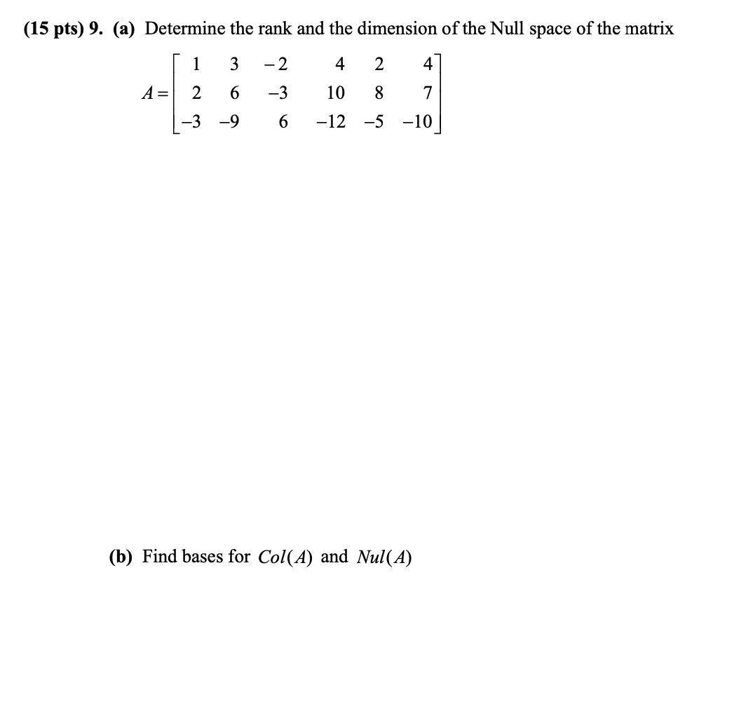 Solved You may use calculator to compute Reduced Row Echelon