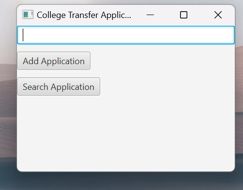 Solved java problem this is my code file 1 college tracker | Chegg.com