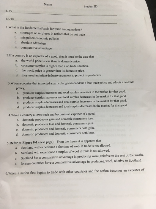 Solved Name Student ID 115 1630 1.What is the fundamental