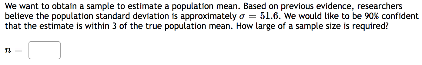 Solved We want to obtain a sample to estimate a population | Chegg.com