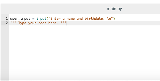 Solved Create a program that will format a person's name and | Chegg.com