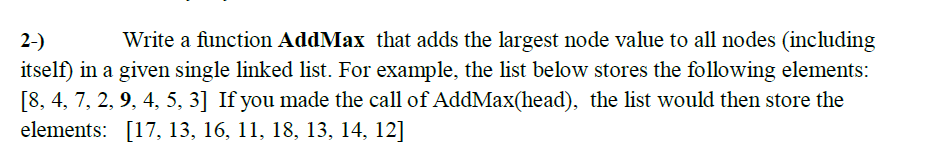 Solved This question is in the course of Data Structures. I | Chegg.com