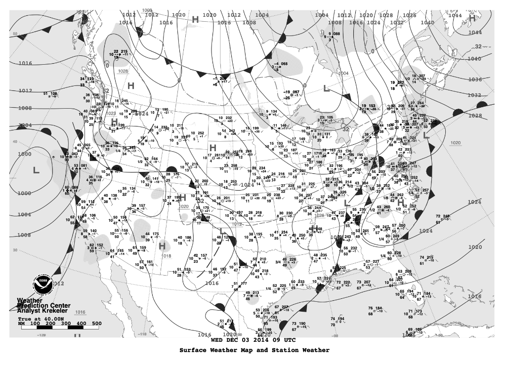 Solved 2. The following is a daily weather map from the | Chegg.com