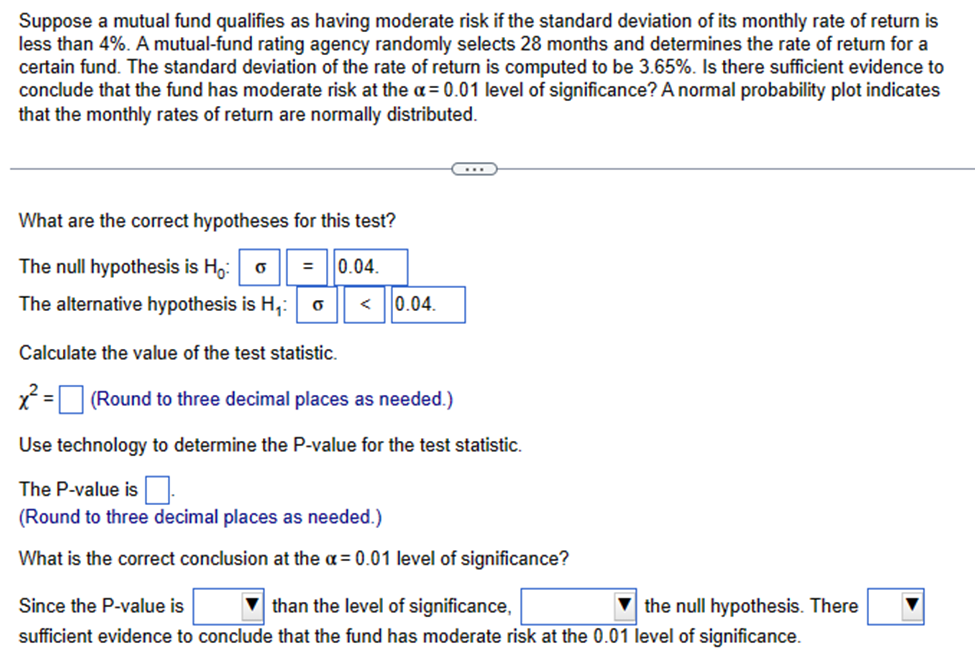 Solved Suppose a mutual fund qualifies as having moderate | Chegg.com