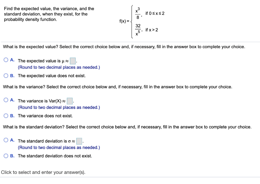 solved-find-the-expected-value-the-variance-and-the-chegg