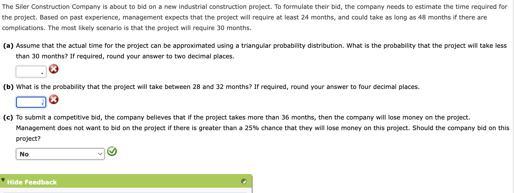 Solved The Siler Construction Company is about to bid on a