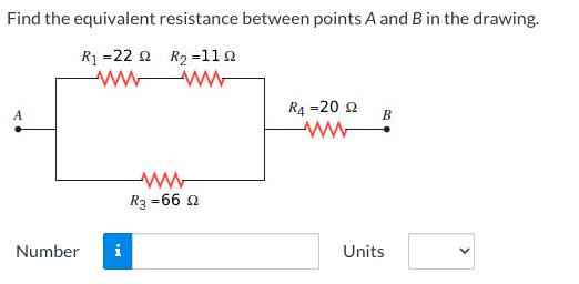 Solved Find The Equivalent Resistance Between Points A And B | Chegg.com