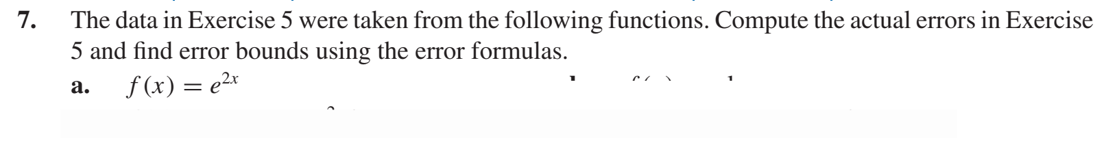 Solved I don't understand how to find error bounds, I | Chegg.com