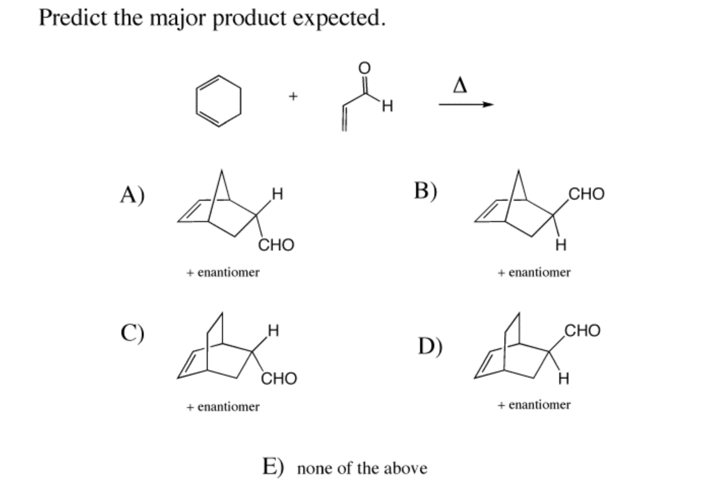 Solved MeOC CO Me Which of the following represents the best