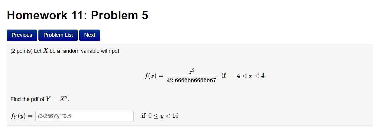 Solved Homework 11: Problem 5 Previous Problem List Next (2 | Chegg.com