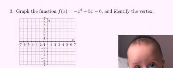 Solved 3. Graph the function f(x) = -x + 5x - 6, and | Chegg.com