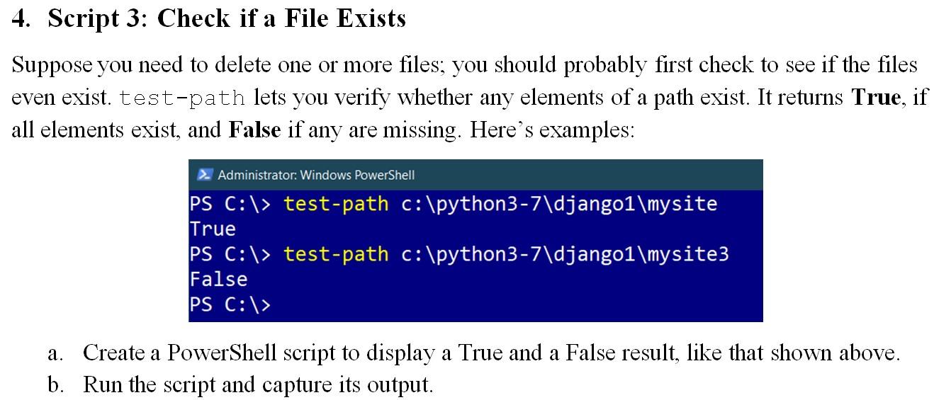 Solved 2. Script 1: Get Date, Pipe \& Out-String A. At The | Chegg.Com