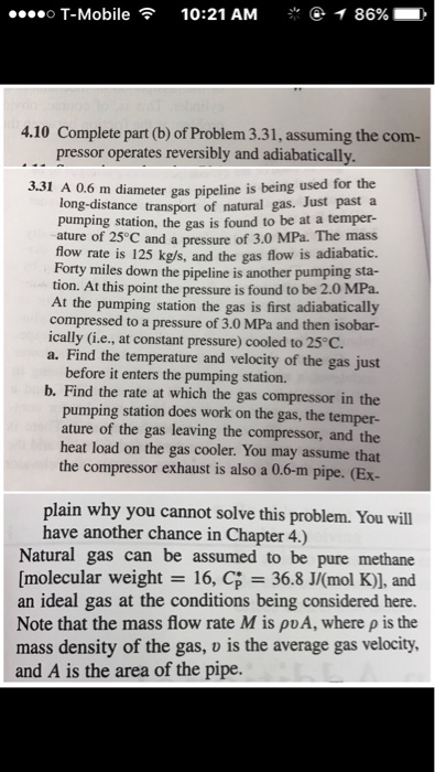 Solved Complete Part (b) Of Problem 3.31, Assuming The | Chegg.com